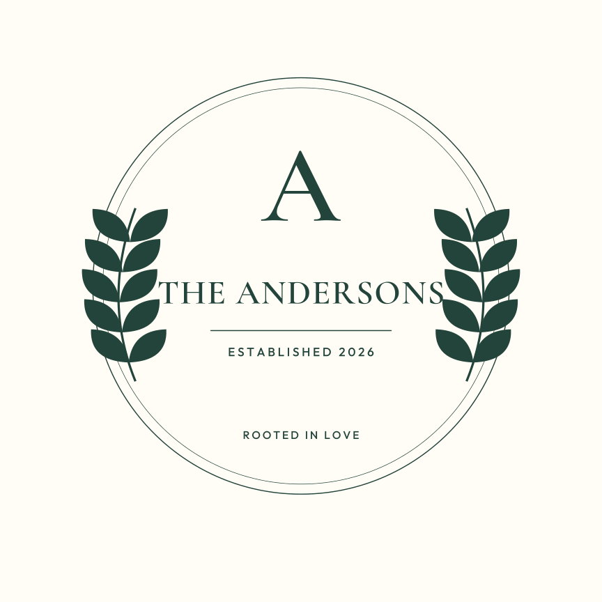 Olive Crest Family Name Sign SVG Template — Actual flat artwork - sample text